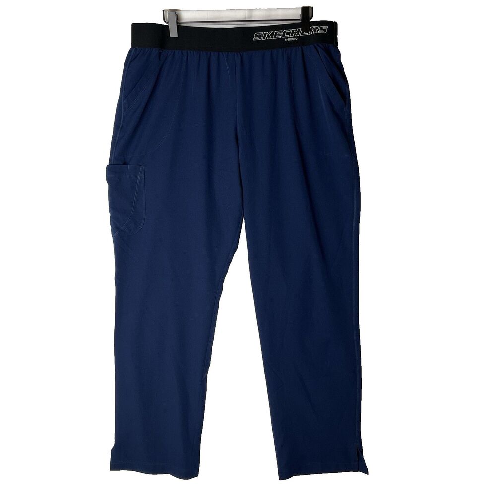 Sketcher By Barco Women's Size XL Scrub Pants Navy Blue 3 Pocket SK202